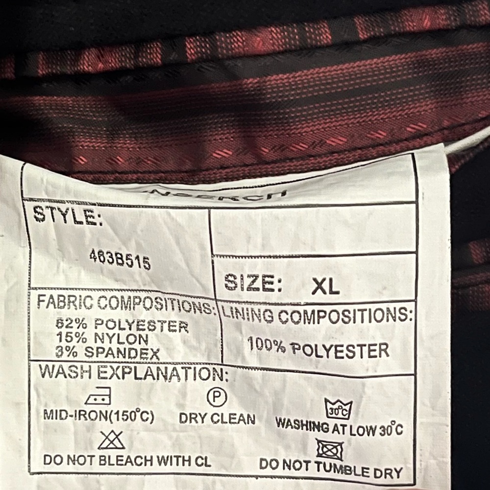Black & Red Inserch Jacket - Picture 5 of 6